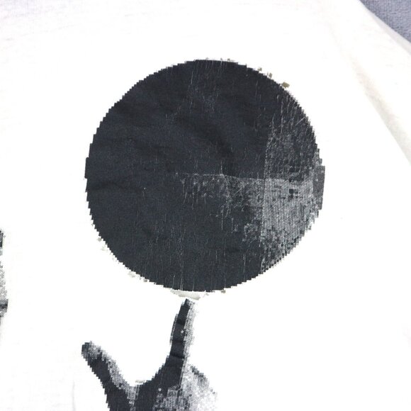 Bo Jackson Nike Vintage 1990s Made in Canada Thrashed Cropped Tee Large - Picture 8 of 8